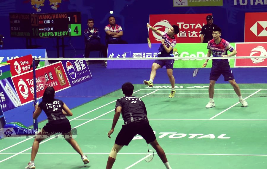 英格兰羽毛球队碾压印度羽毛球队，谌龙统治全场